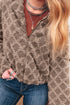 Diamond Textured Sherpa Zip Front Hooded Cropped Jacket